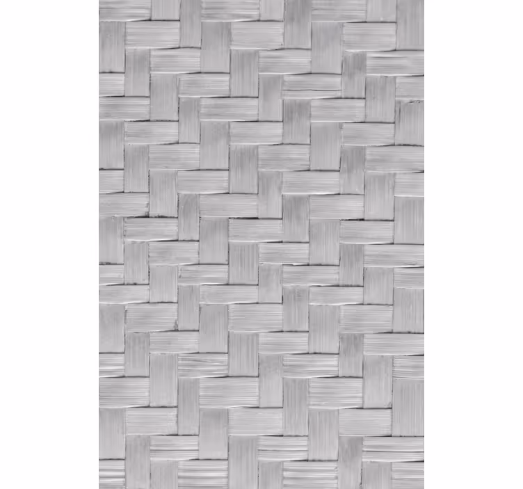 Papier peint salon texture tissée grise - TenStickers