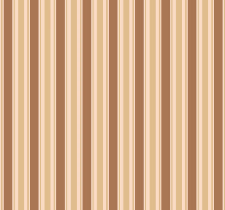 Papier peint salon motif rayé marron - TenStickers