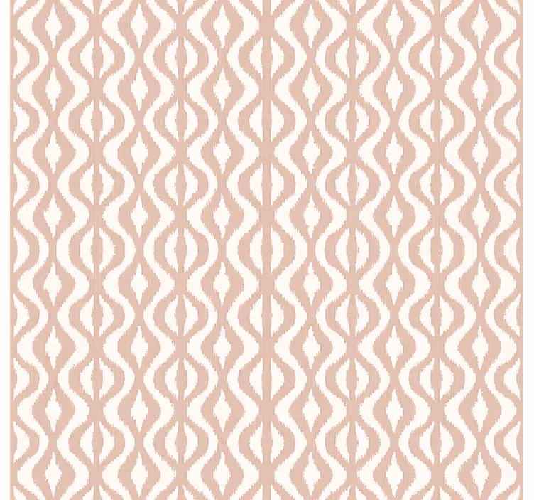 Papier peint chambre adulte rose poussière géométrique - TenStickers