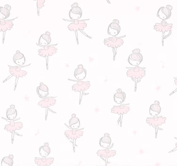 Papier peint salon petite danseuse - TenStickers