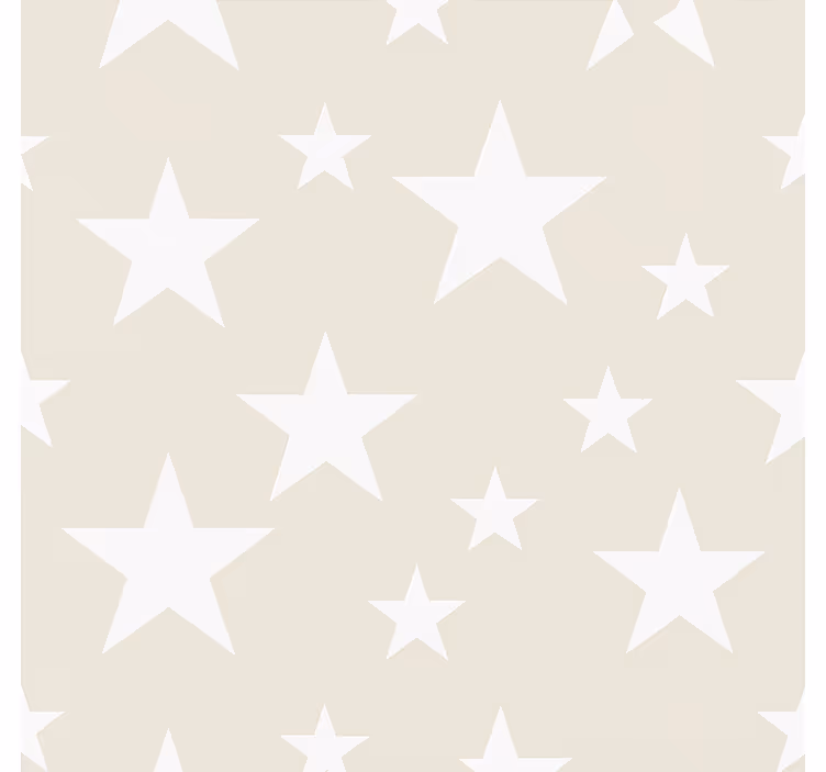 Papier peint chambre enfant motif étoiles grises - TenStickers
