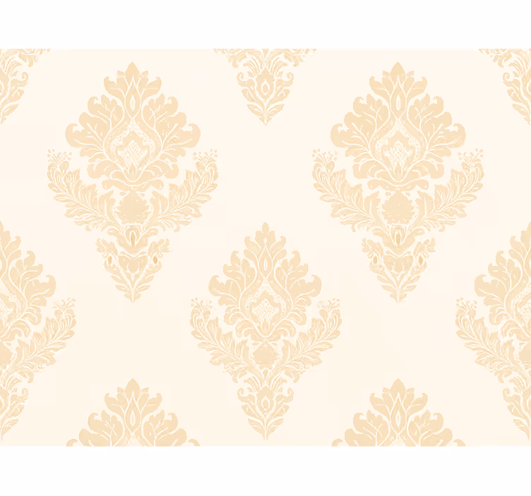 Papier peint chambre adulte damassé beige classique - TenStickers