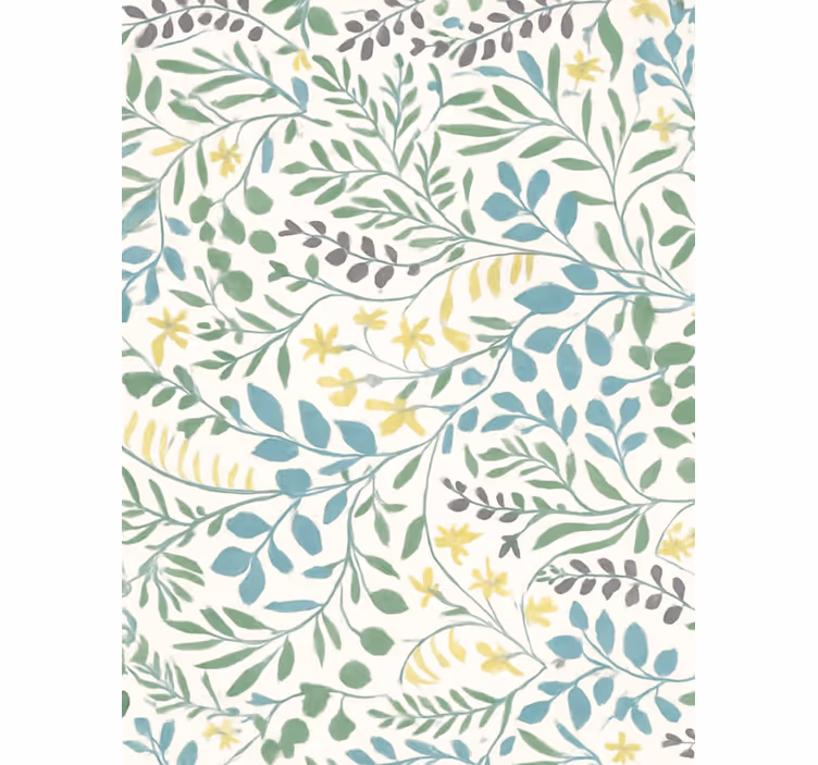 Papier peint feuillage tiges de prairie sauvages - TenStickers