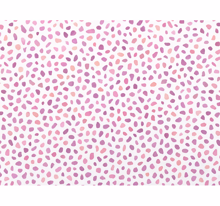 Papier peint abstrait terrazzo rose tacheté - TenStickers