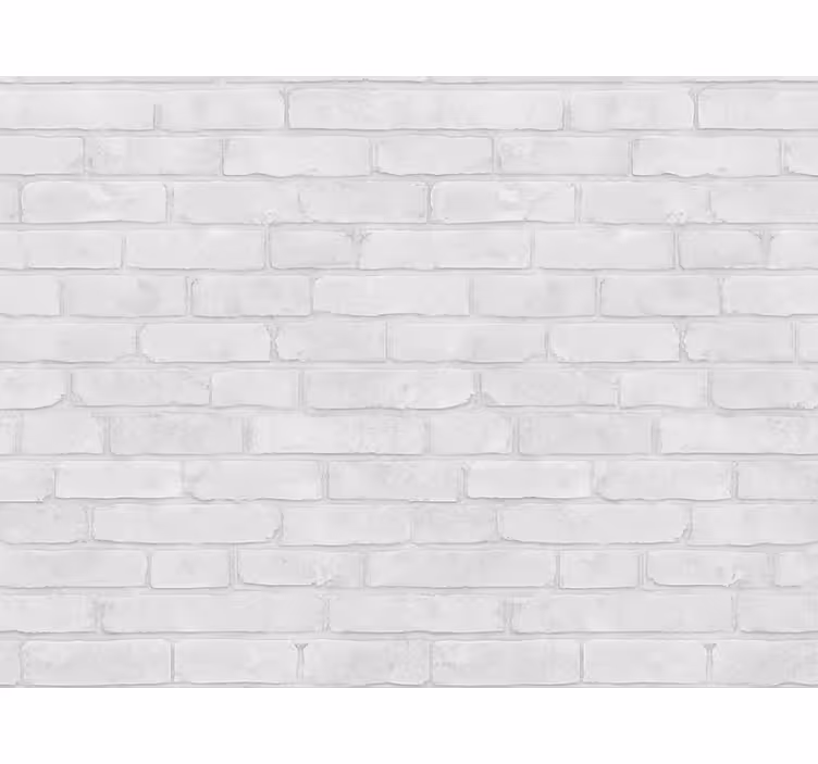 Papier peint briques effet loft blanchi - TenStickers