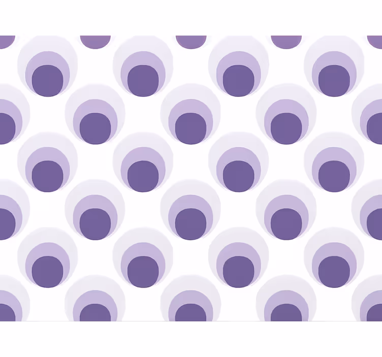 Papier peint salon design de cercles violets - TenStickers