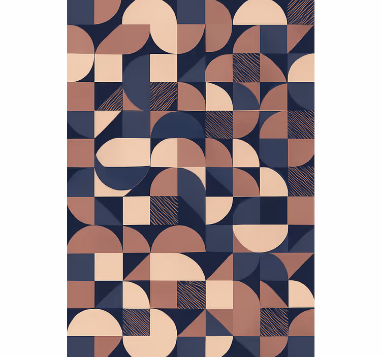 Papier peint chambre adulte design géométrique violet - TenStickers
