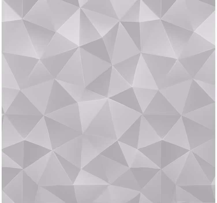 Papier peint salon triangles 3d gris clair - TenStickers
