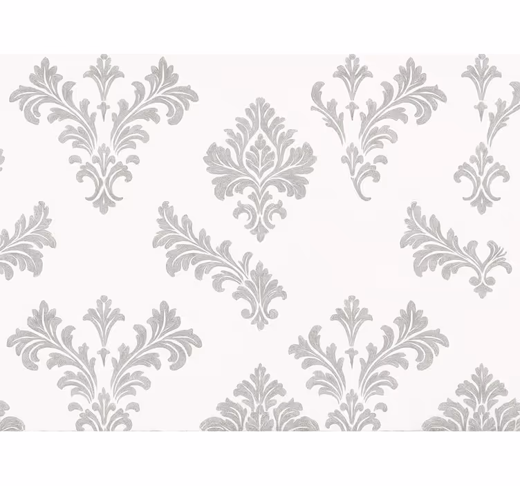 Papier peint chambre adulte design argent métallique - TenStickers