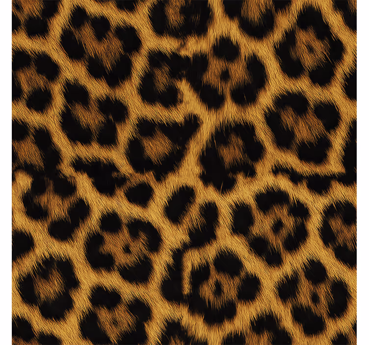 Papier peint chambre adulte motif léopard pelucheux - TenStickers