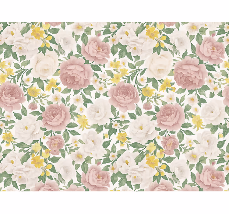 Papier peint chambre adulte motif botanique mystérieux fumé - TenStickers