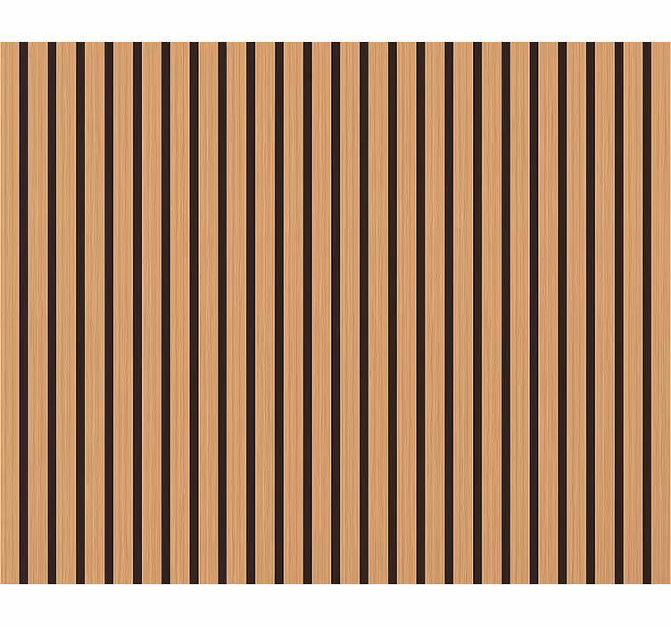 Papier peint salon effet bois noir et marron - TenStickers