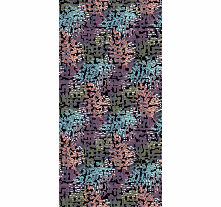 Papier peint fleuri flore éclatante et originale - TenStickers