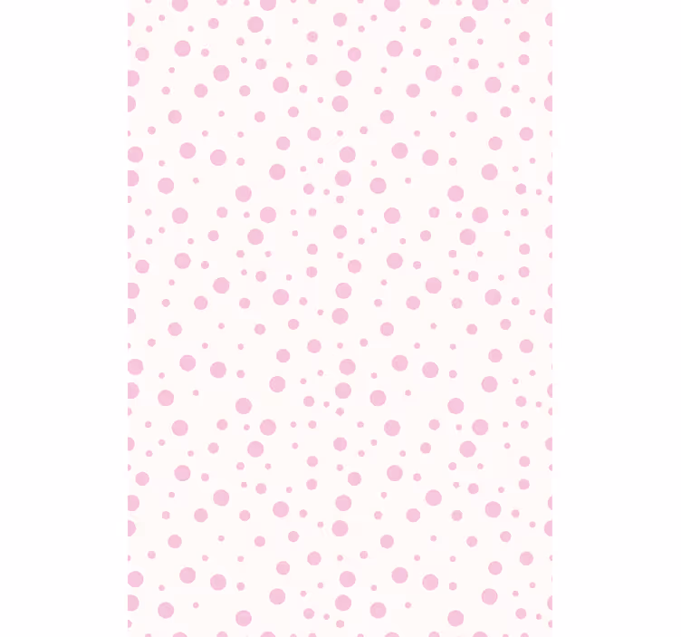 Papier peint chambre adulte pois roses jolis - TenStickers