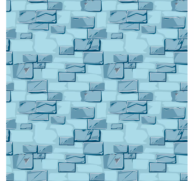 Papier peint chambre adulte pierre bleue brique - TenStickers
