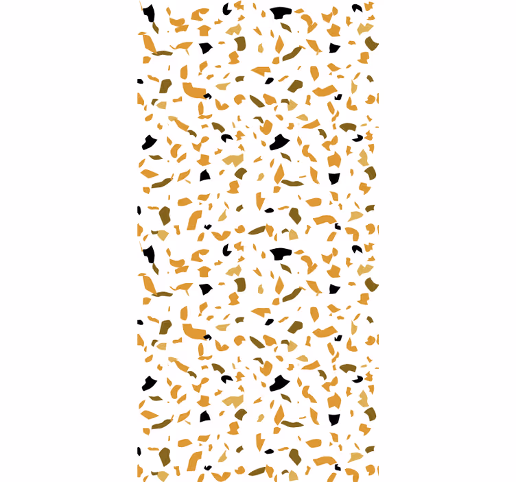 Papier peint chambre adulte style terrazzo couleurs chaudes - TenStickers