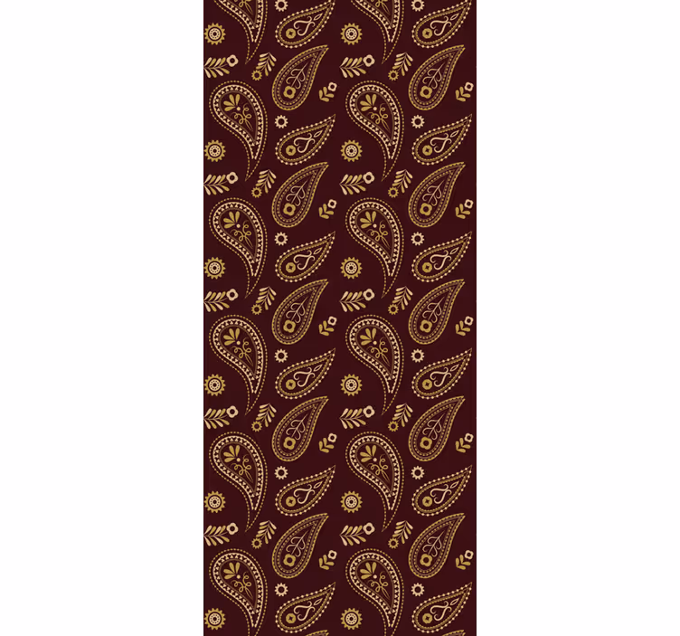 Papier peint chambre motif indien classique - TenStickers