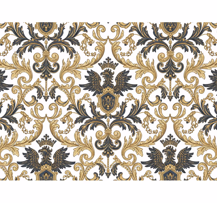 Papier peint chambre adulte style baroque glamour - TenStickers