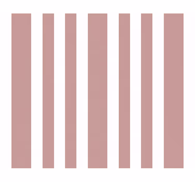 Papier peint ligne verticale rayures roses et blanches - TenStickers