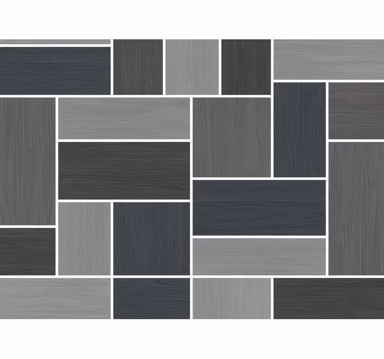 Papier peint bois panneaux en bois gris - TenStickers