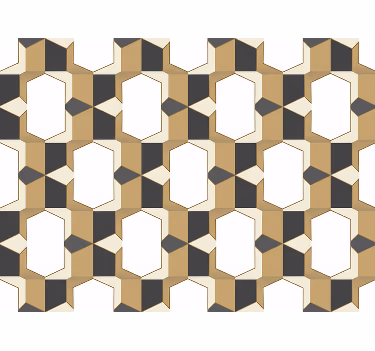 Papier peint classique motif à carreaux - TenStickers