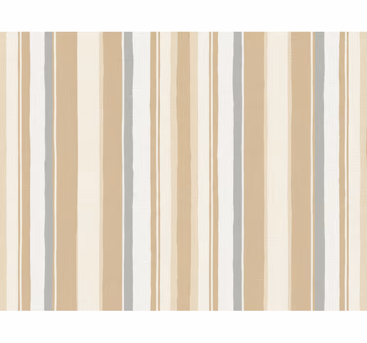 Papier peint ligne verticale blanc beige ferme - TenStickers