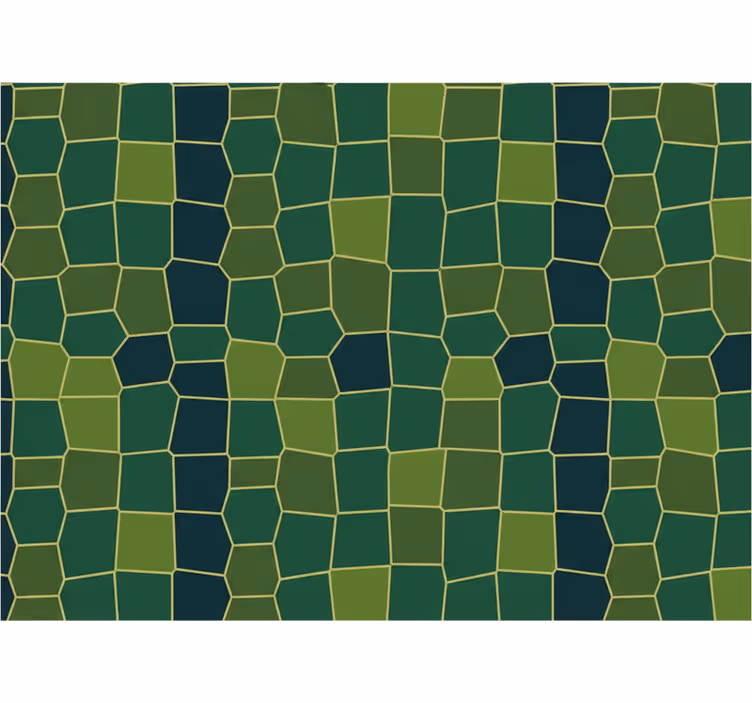 Papier peint cuisine motif crocodile vert - TenStickers