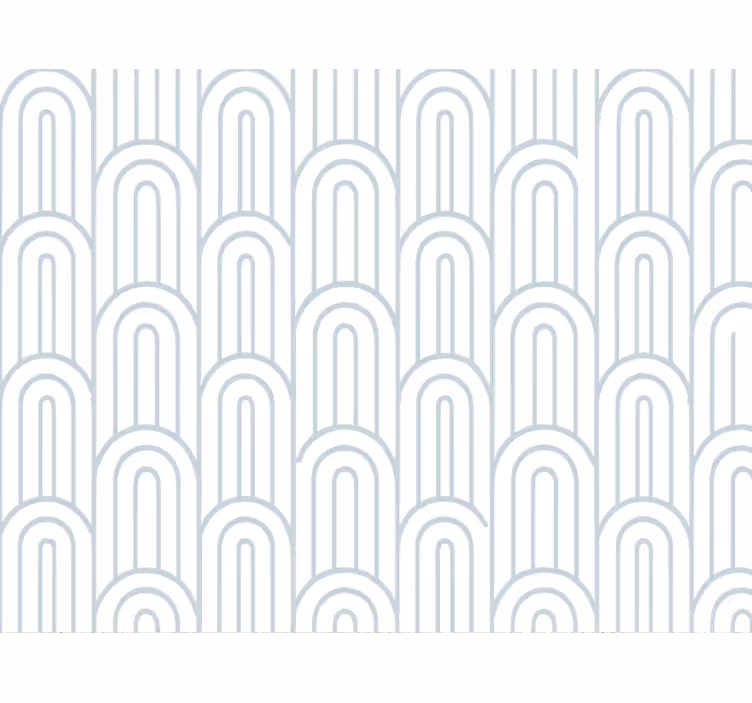Papier peint géométrique voûte bleue légère et aérée - TenStickers