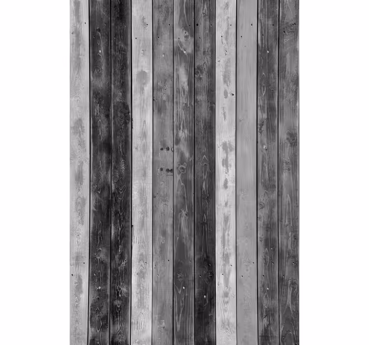 Papier peint rustique planches en bois grises - TenStickers