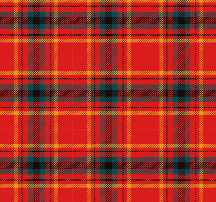 Papier peint rouge texture tartan écossais noël - TenStickers