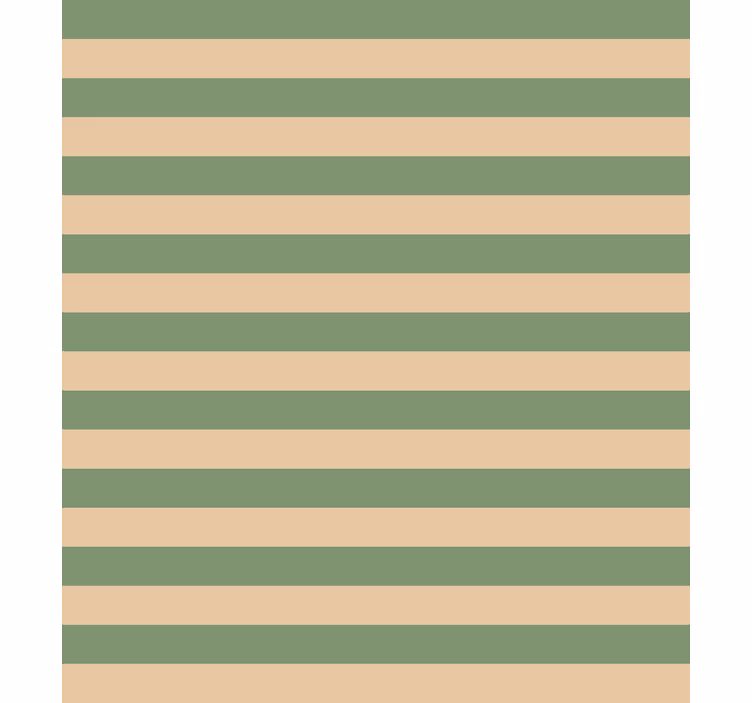 Papier peint vert rayures horizontales - TenStickers