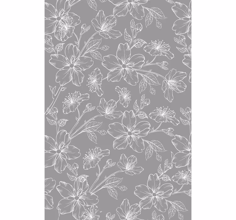 Papier peint gris motif gris - TenStickers