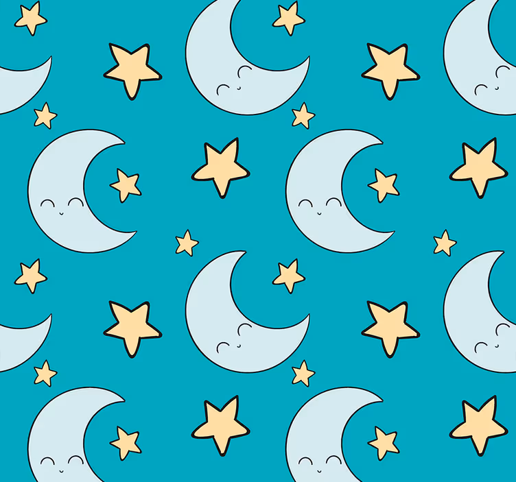 Papier peint étoiles rêverie céleste - TenStickers