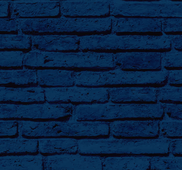 Papier peint brique texturée bleue - TenStickers