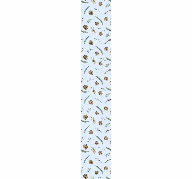 Papier peint floral impression botanique douce - TenStickers