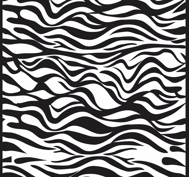 Papier peint animaux motif zèbre - TenStickers