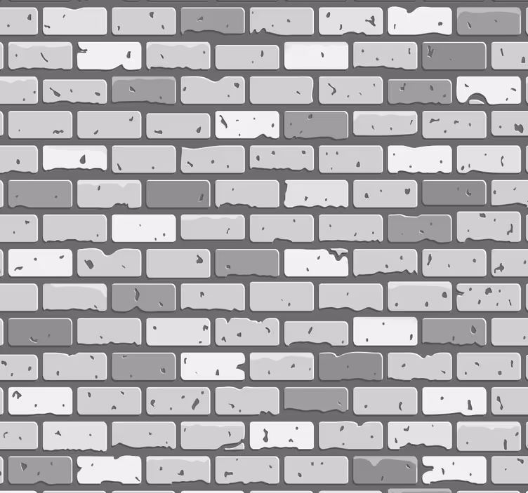 Papier peint briques brique texturée - TenStickers