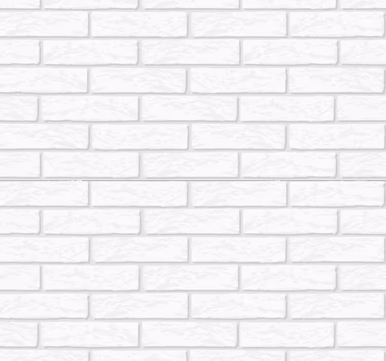 Papier peint brique blanche - TenStickers
