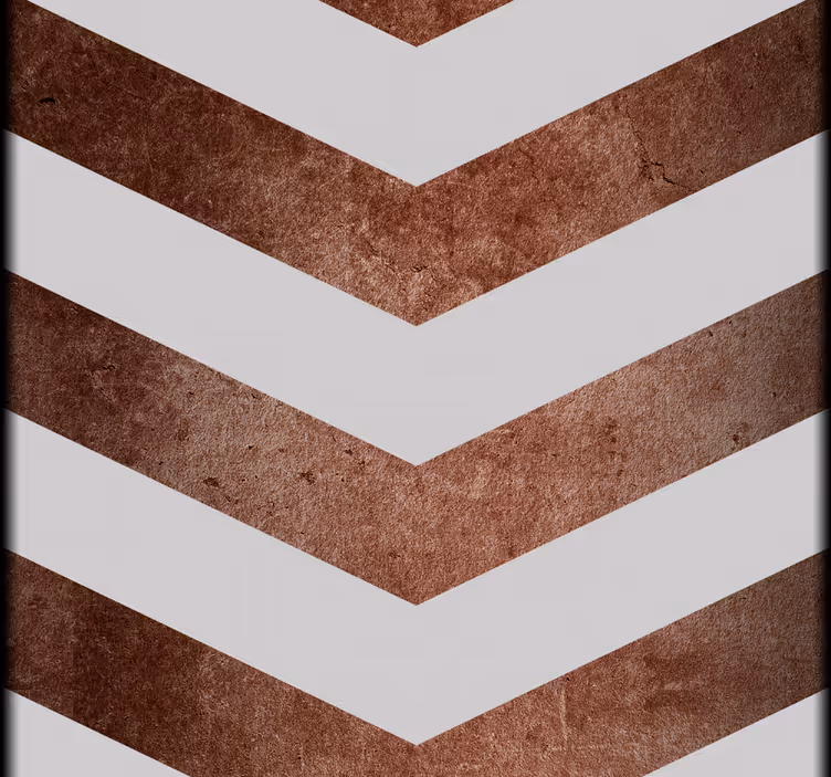 Papier peint moderne vagues chocolat - TenStickers