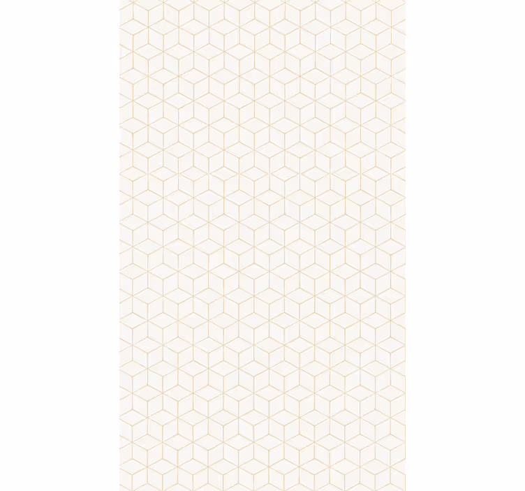 Papier peint formes géometriques motif de cube géométrique - TenStickers