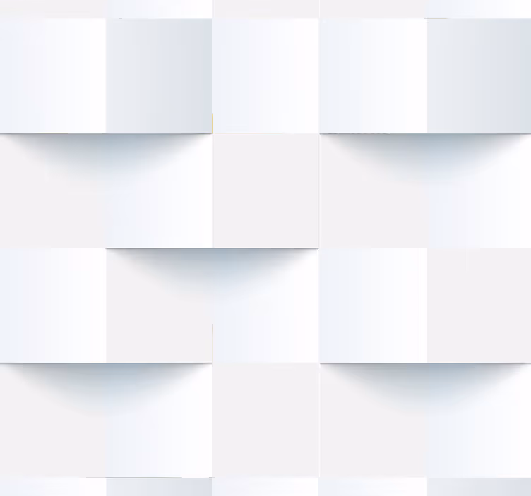 Papier peint 3D Papier peint notes autocollantes 3d blanc - TenStickers