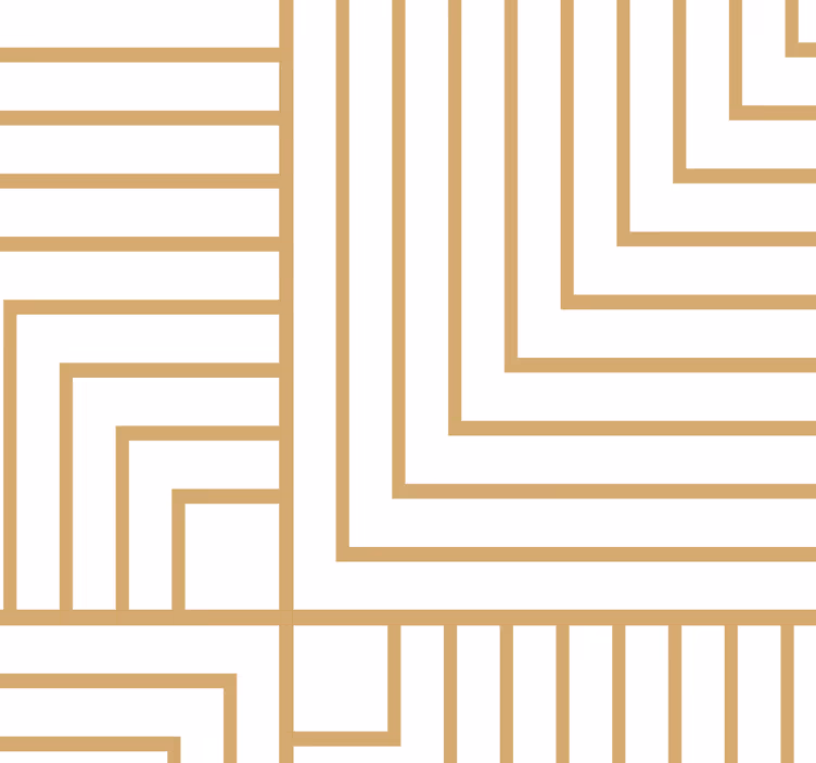 Papier peint formes géometriques labyrinthe géométrique - TenStickers