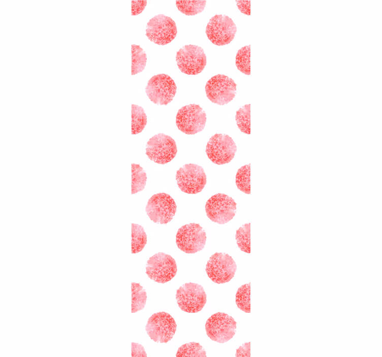 Papier peint cercles texture pointillée - TenStickers