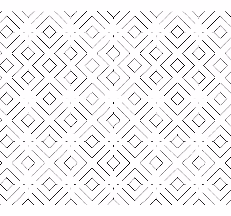 Papier peint formes géometriques pavage de diamant - TenStickers
