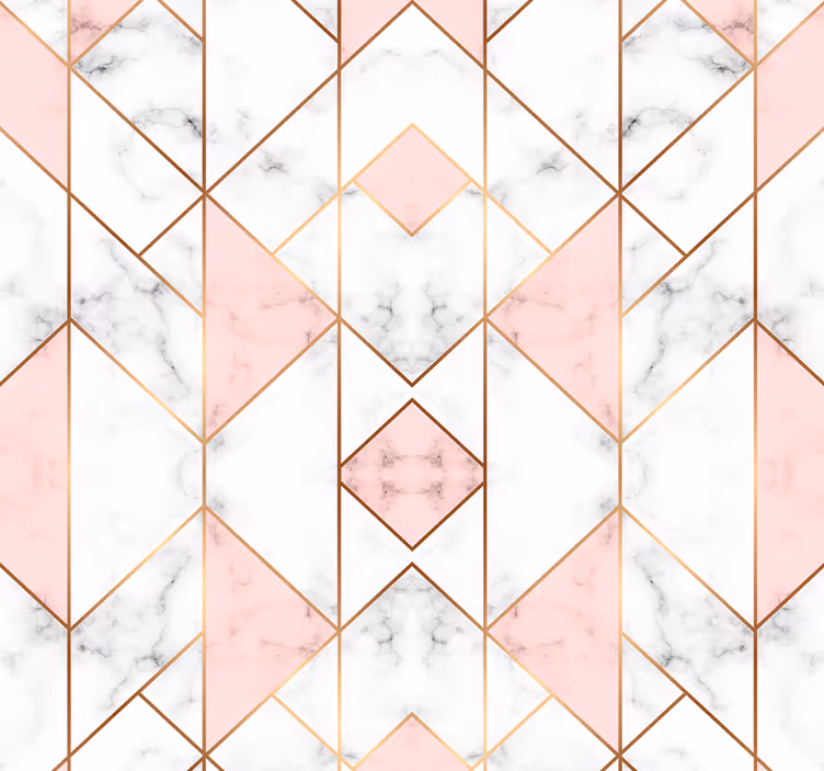 Papier peint formes géométriques Élégance marbre - TenStickers