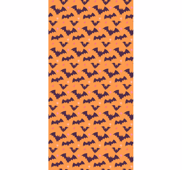 Papier peint halloween motif de chauve-souris - TenStickers
