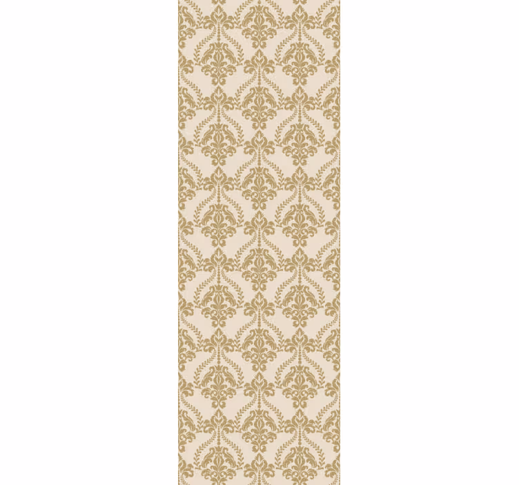 Papier peint vintage détails floraux beiges - TenStickers
