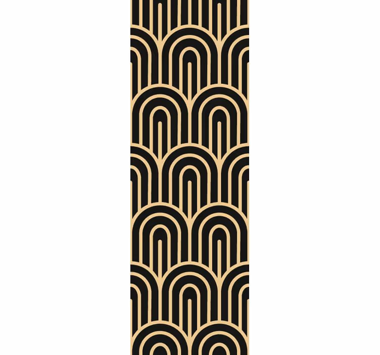 Papier peint formes géometriques arcade géométrique - TenStickers