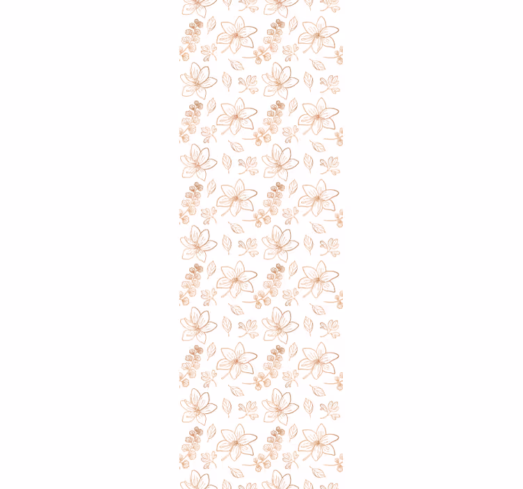 Papier peint floral fleur d'accent - TenStickers