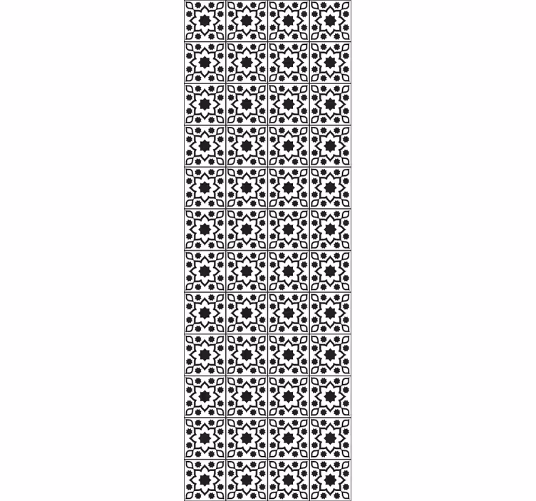 Papier peint carrelage ensemble de carreaux géométriques - TenStickers